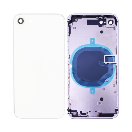 Back Cover+Frame Apple iPhone 8 White